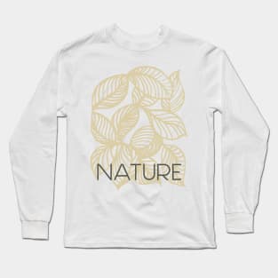 nature in beige Long Sleeve T-Shirt